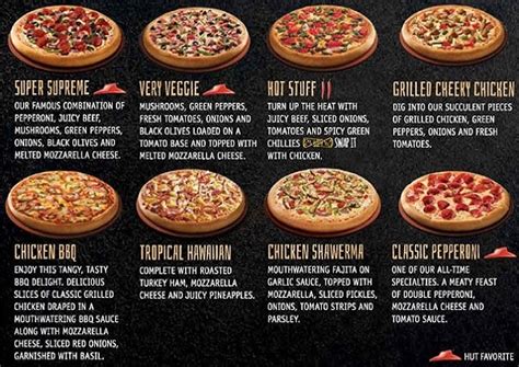 If veggies are your thing, Veggie Lover's® delivers with Mushrooms, Olives, Onions, Green Peppers, and Roma Tomatoes. . Pizza hut near me menu